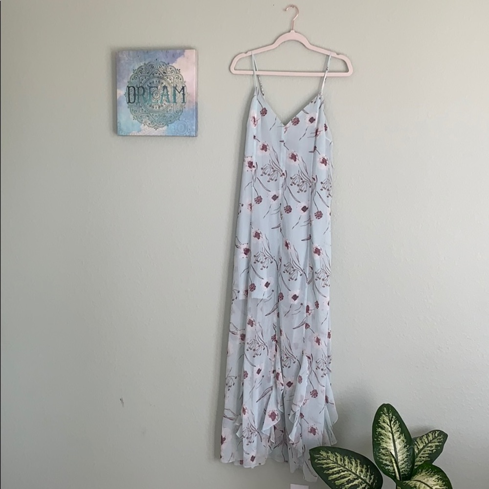 Leith floral flowy dress NWT